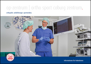 Standortbroschüre „op-zentrum | ortho sport coburg zentrum“