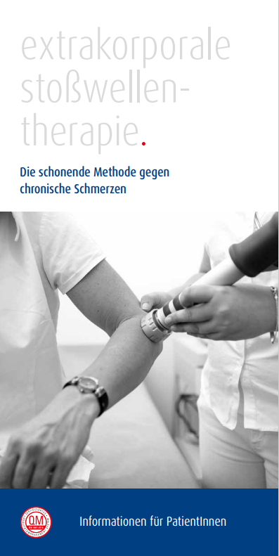 Themenflyer „Extrakorporale Stoßwelle“